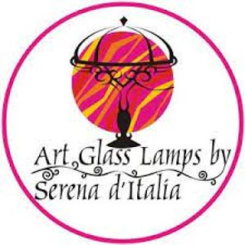 Art glass lamp